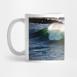 Green Pacific Wave Mug